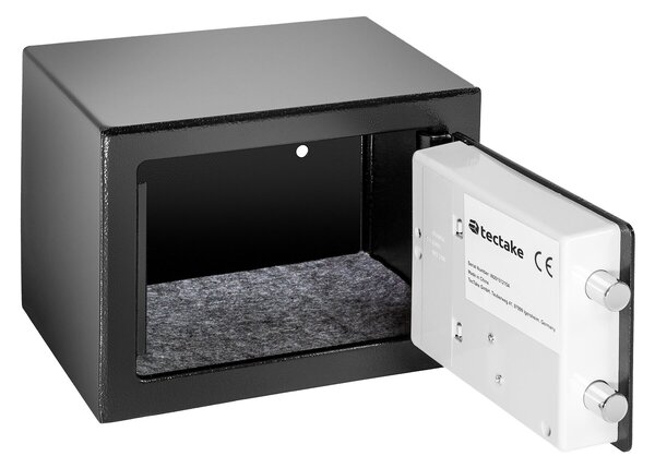 Tectake Digitální trezor M3 - černá