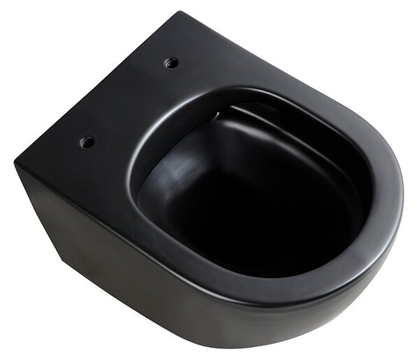 BPS-koupelny Podomítkový modul Geberit DuoFix s WC mísou PK-MTB-GL-RIM-02 + ovládací tlačítko Delta 50 černá lesk