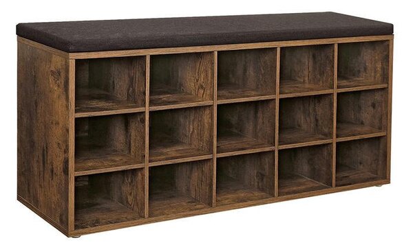 LAVICE S BOTNÍKEM, hnědá, 105/48/30 cm Boxxx - Online Only šatny & botníky, Online Only