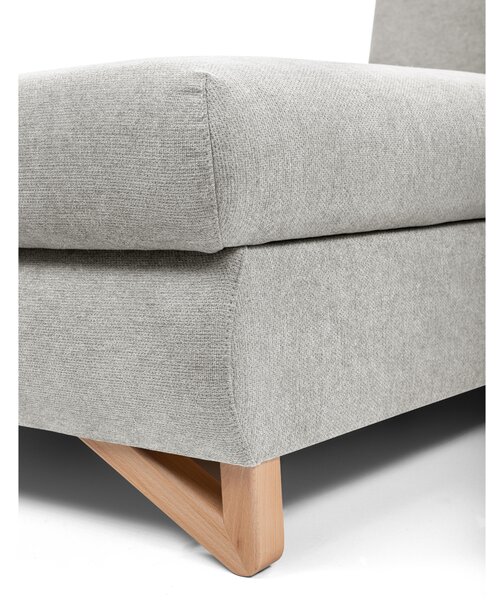 Rohová sedací souprava Aveley (popelavá) (L). Akce -25%