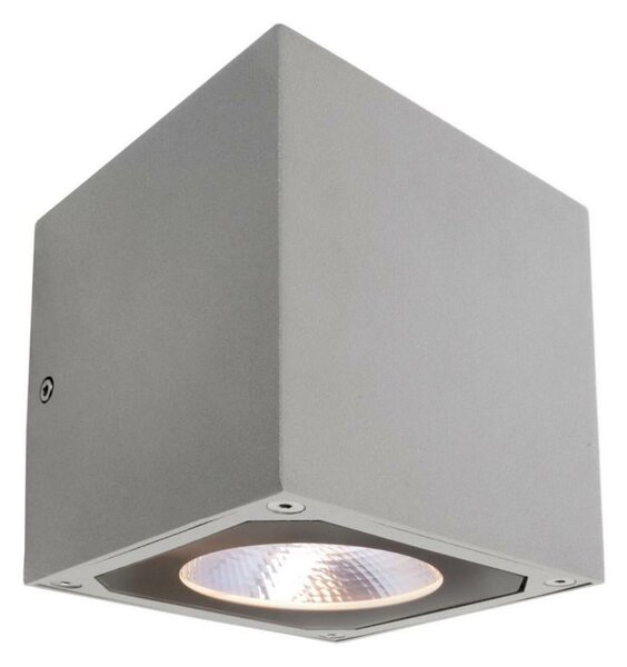 Deko-Light KapegoLED nástěnné přisazené svítidlo Cubodo II Single SG 220-240V AC/50-60Hz 8,50 W 3000 K 600 lm 108 mm stříbrnošedá 731025