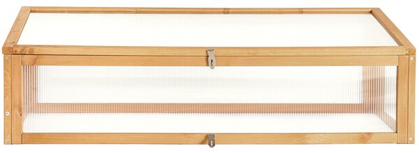 Tectake Zahradní pařeniště na vyvýšený záhon 115x53x34cm - hnědá