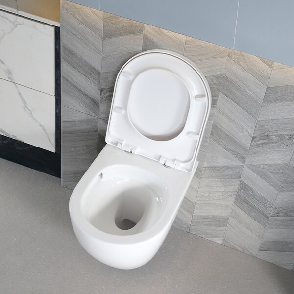 BPS-koupelny Podomítkový modul Geberit DuoFix s WC mísou MU-WH-TR-02 + ovládací tlačítko Delta 30 chrom