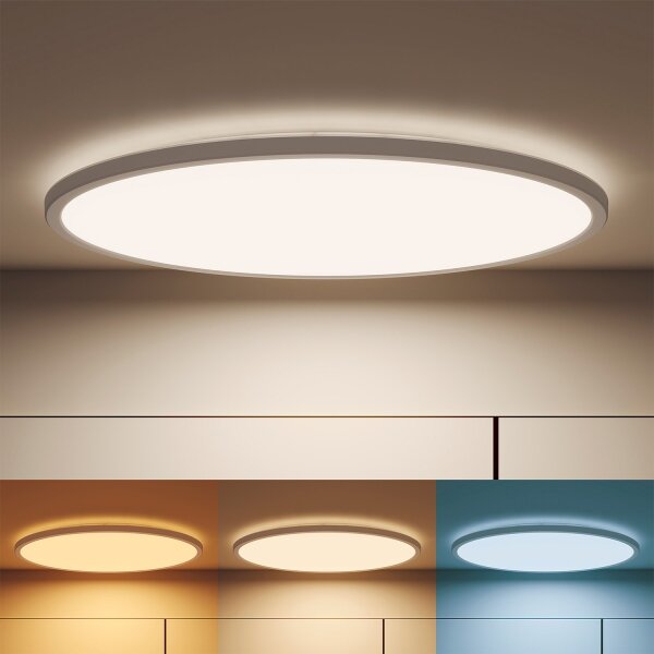 Philips-LED Stmívatelné stropní svítidlo SUPERSLIM LED/32W/230V 2700-6500K Wi-Fi