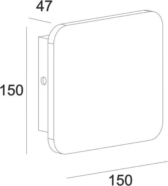 Deko-Light KapegoLED nástěnné přisazené svítidlo Relono II 220-240V AC/50-60Hz 4,10 W 3000 K 220 lm 150 mm šedá 341182