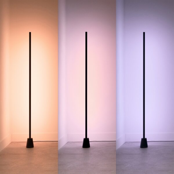 Philips -LED RGBIC Stmívat.stojací lampa GRADIENT LED/9,7W/230V 2200-6500K Wi-Fi