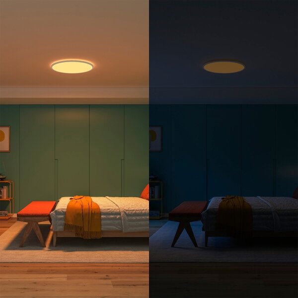 Philips-LED Stmívatelné stropní svítidlo SUPERSLIM LED/32W/230V 2700-6500K Wi-Fi