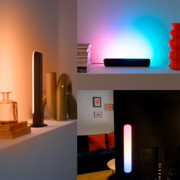 Philips - SADA 2x LED RGBIC Stmívat. svítidlo SMART GRADIENT LED/8W/230V Wi-Fi