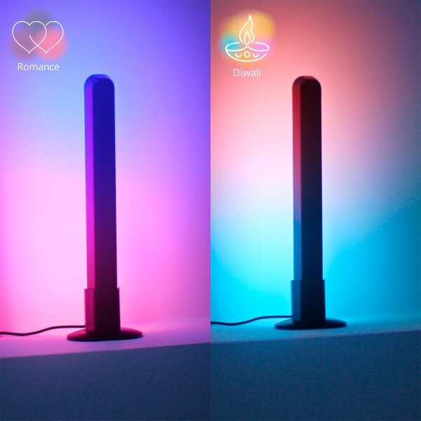 Philips - SADA 2x LED RGBIC Stmívat. svítidlo SMART GRADIENT LED/8W/230V Wi-Fi