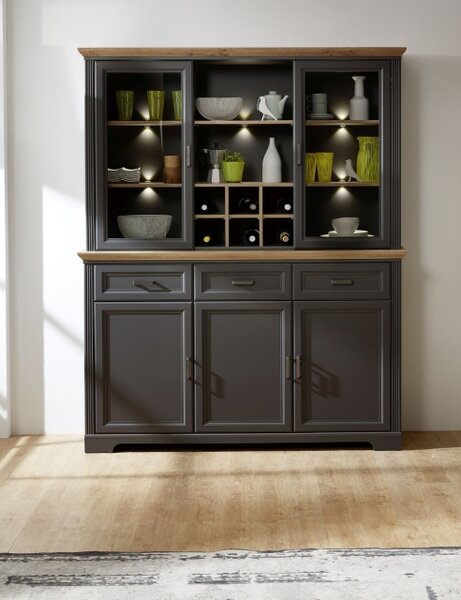 Nábytek do obývacího pokoje a jídelny JASPER graphit 84 "buffet"