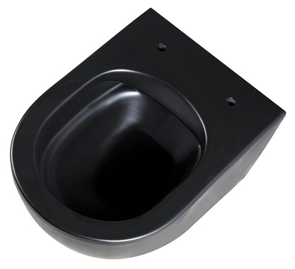 BPS-koupelny Podomítkový modul Geberit DuoFix s WC mísou PK-MTB-GL-RIM-03 + ovládací tlačítko Delta 50 černá lesk