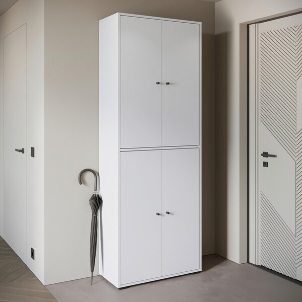 BOTNÍK, bílá, 70/190/33 cm P & B - Online Only šatny & botníky, Online Only