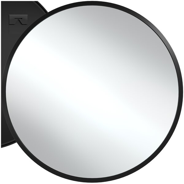 Tectake Kulaté nástěnný zrcadlo Fiona s hliníkovým rámem - 70 cm