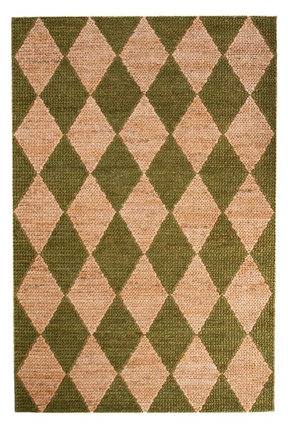 RUČNĚ TKANÝ KOBEREC, 120/170 cm zelená Flair Rugs - Online Only koberce & rohožky, Online Only