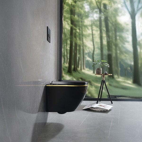 BPS-koupelny Podomítkový modul Geberit DuoFix s WC mísou MU-BL-GL-RIM-02 + ovládací tlačítko Delta 20 chrom