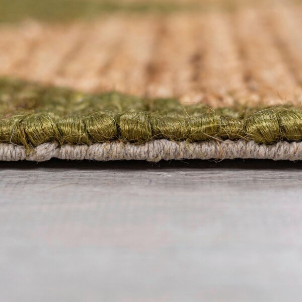 RUČNĚ TKANÝ KOBEREC, 120/170 cm zelená Flair Rugs - Online Only koberce & rohožky, Online Only