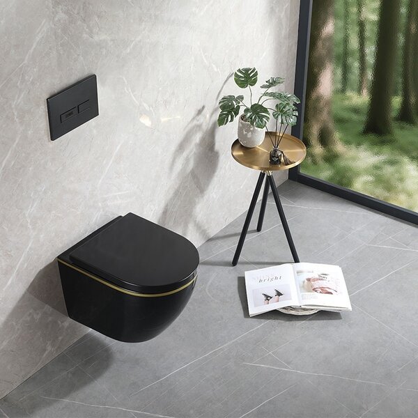 BPS-koupelny Podomítkový modul Geberit DuoFix s WC mísou MU-BL-GL-RIM-02 + ovládací tlačítko Delta 20 chrom