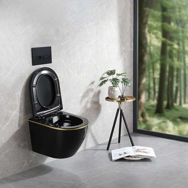 BPS-koupelny Podomítkový modul Geberit DuoFix s WC mísou MU-BL-GL-RIM-02 + ovládací tlačítko Delta 20 chrom