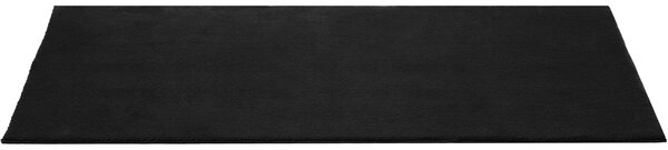 Tectake Koberec s krátkým vlasem Soft Zone - 80 x 150 cm, černá