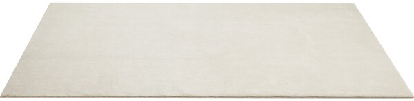 Tectake Koberec s krátkým vlasem Soft Zone - 140 x 200 cm, krémová