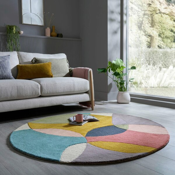 VLNĚNÝ KOBEREC, 160/160 cm vícebarevná Flair Rugs - Online Only koberce & rohožky, Online Only