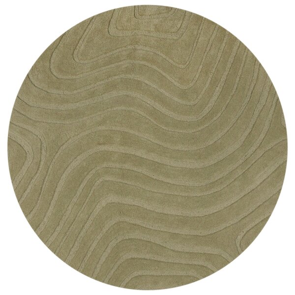 VLNĚNÝ KOBEREC, 160/160 cm zelená Flair Rugs - Online Only koberce & rohožky, Online Only
