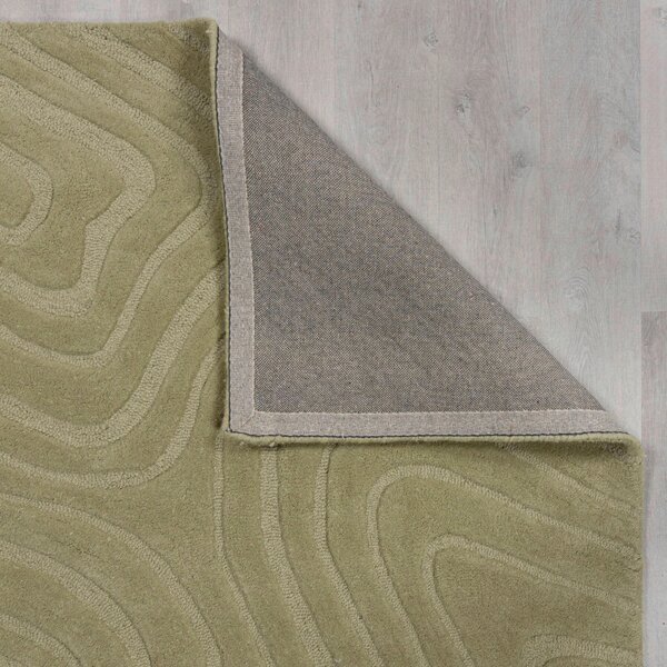 VLNĚNÝ KOBEREC, 160/160 cm zelená Flair Rugs - Online Only koberce & rohožky, Online Only