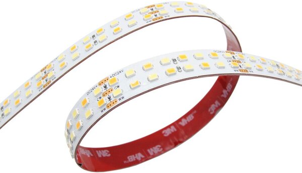 20 + 20 W/m CCT LED pásek, PROFI, DOUBLE, 14mm, 288LED/m, 24VDC, CRI>95, 1800-6500K, IP20