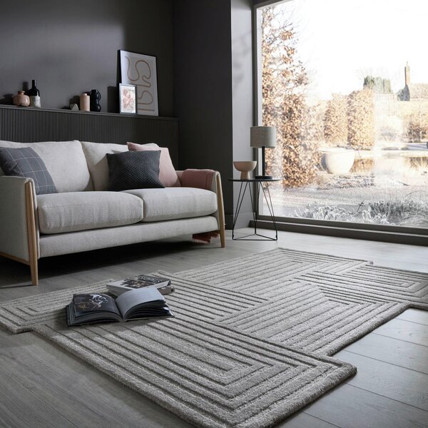 VLNĚNÝ KOBEREC, 120/170 cm přírodní barvy Flair Rugs - Online Only koberce & rohožky, Online Only