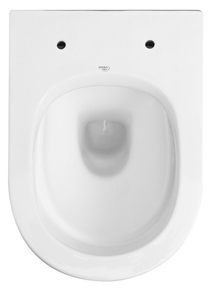 BPS-koupelny Podomítkový modul Geberit DuoFix s WC mísou LA-WH-RIM-03 + ovládací tlačítko Delta 50 černá lesk