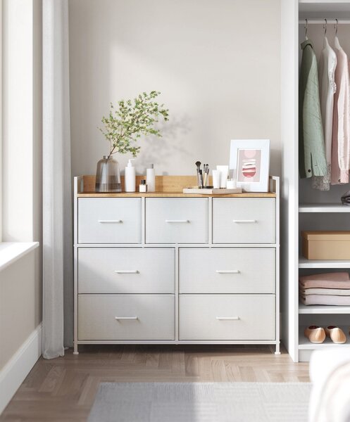 Komoda se zásuvkovými boxy FLEXIRO 98x85 cm, krémová