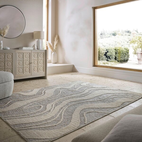 TKANÝ KOBEREC, 120/165 cm šedá Flair Rugs - Online Only koberce & rohožky, Online Only