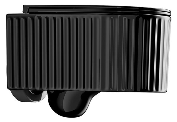 BPS-koupelny Podomítkový modul Geberit DuoFix s WC mísou LA-BL-RIM-03 + ovládací tlačítko Delta 50 černá lesk