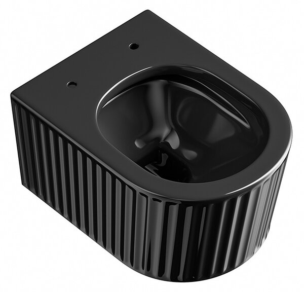 BPS-koupelny Podomítkový modul Geberit DuoFix s WC mísou LA-BL-RIM-03 + ovládací tlačítko Delta 50 černá lesk