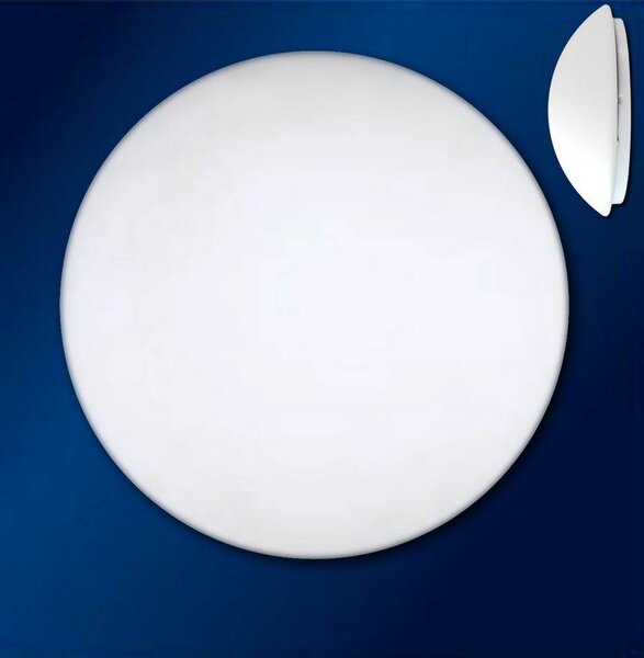 Stropní / nástěnné osvětlení s čidlem 5501/40/MWS, 2xE27, 60W, 36cm, kulaté, bílé
