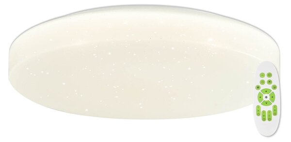 Koupelnové moderní LED osvětlení TWISTER 40 RC, 51W, dál. ovládání, kulaté, bílé