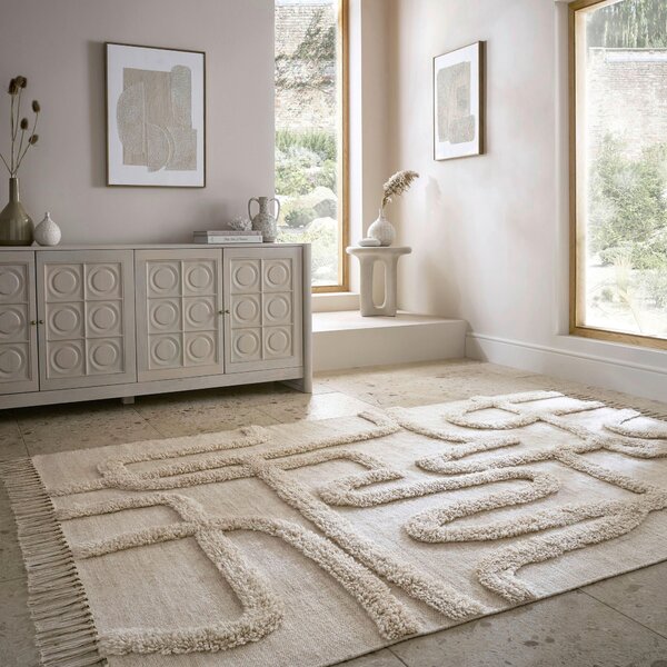 VLNĚNÝ KOBEREC, 120/170 cm přírodní barvy Flair Rugs - Online Only koberce & rohožky, Online Only