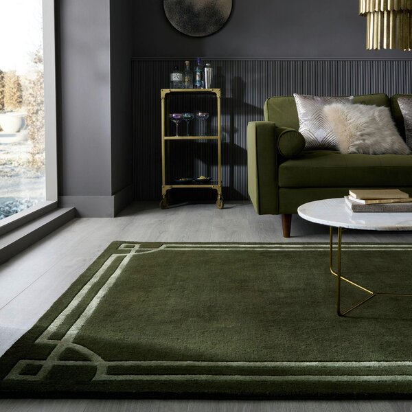 VLNĚNÝ KOBEREC, 120/170 cm zelená Flair Rugs - Online Only koberce & rohožky, Online Only