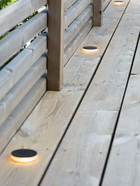 Markslöjd 106935 - LED Venkovní zápustné svítidlo GARDEN24 LED/3W/24V IP44 černá