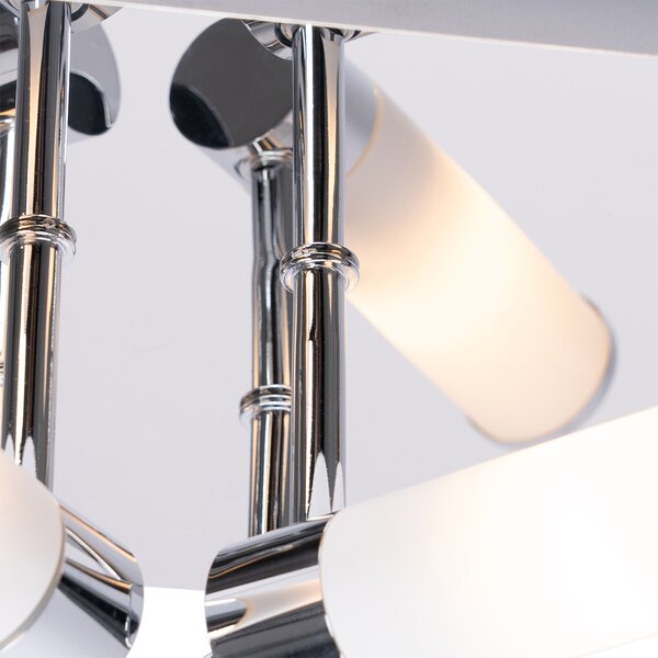 Moderní stropní lampa do koupelny chrom 4-světlo IP44 - Bath