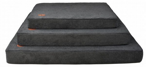 Lauren Design Ortopedická matrace pro psy Hector, grafit Velikost: M - 70 x 60 cm