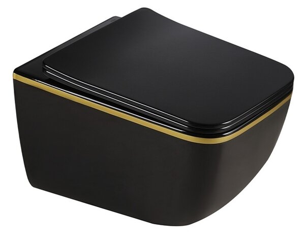 BPS-koupelny Podomítkový modul Geberit DuoFix s WC mísou YU-BL-GL-TR-03 + ovládací tlačítko Delta 50 chrom
