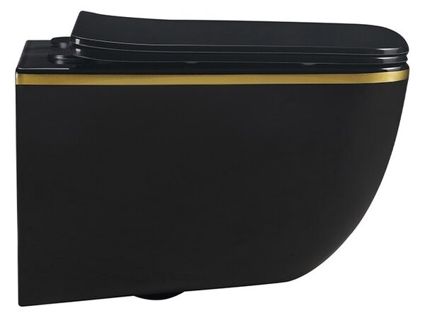 BPS-koupelny Podomítkový modul Geberit DuoFix s WC mísou YU-BL-GL-TR-03 + ovládací tlačítko Delta 50 chrom