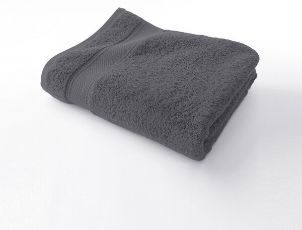 Jednobarevná froté sada koupelnového textilu zn. Colombine, luxusní kvalita 540 g/m2 antracitová ručník 50x100 cm+žínka