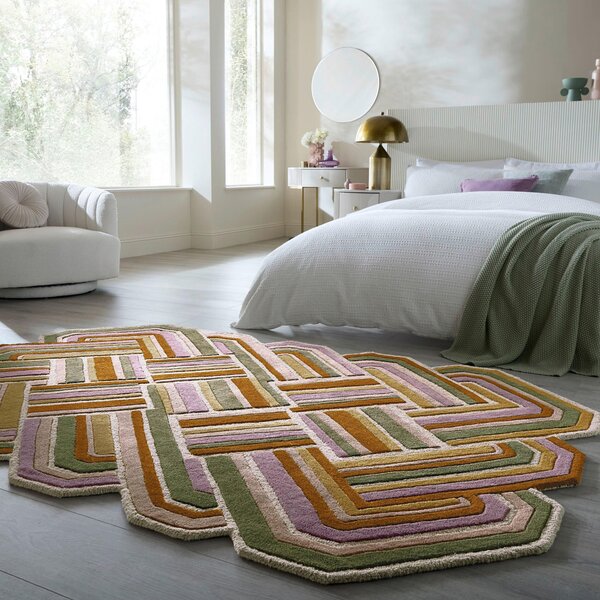 VLNĚNÝ KOBEREC, 140/200 cm šeříková Flair Rugs - Online Only koberce & rohožky, Online Only