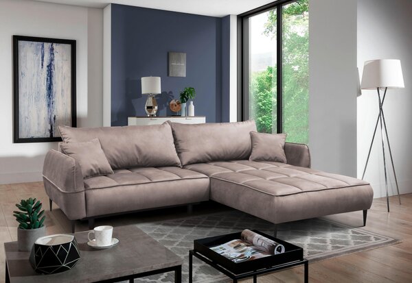ROHOVÁ SEDAČKA, textil, béžová MID.YOU - Sedací soupravy, Online Only