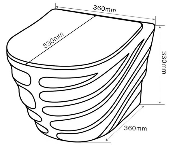 BPS-koupelny Podomítkový modul Geberit DuoFix s WC mísou SL-BL-RIM-03 + ovládací tlačítko Delta 50 chrom