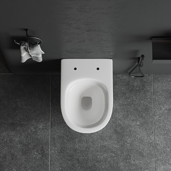 BPS-koupelny Podomítkový modul Geberit DuoFix s WC mísou SL-WH-RIM-03 + ovládací tlačítko Delta 50 chrom