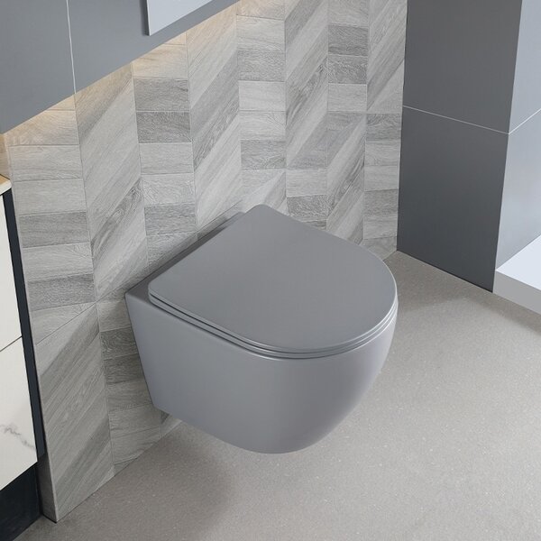 BPS-koupelny Podomítkový modul Geberit DuoFix s WC mísou MU-MTGR-RIM-03 + ovládací tlačítko Delta 01 chrom