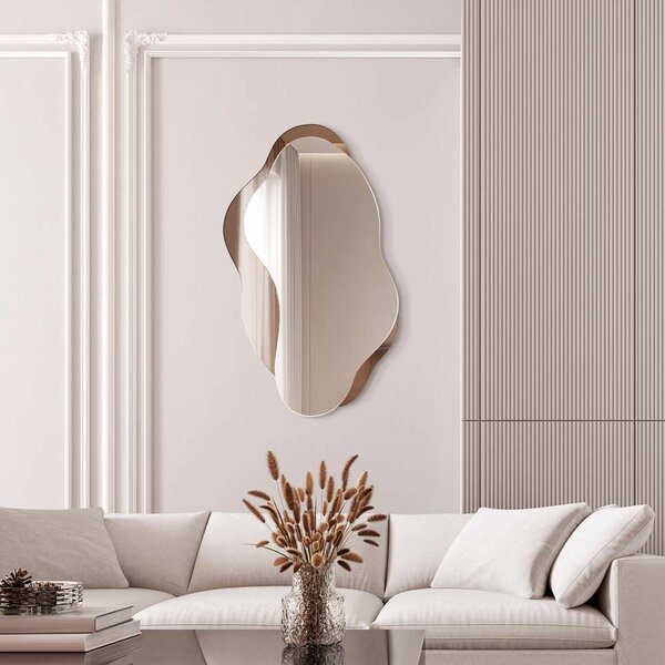 GieraDesign Zrcadlo Libido Brown Rozměr: 54x90 cm